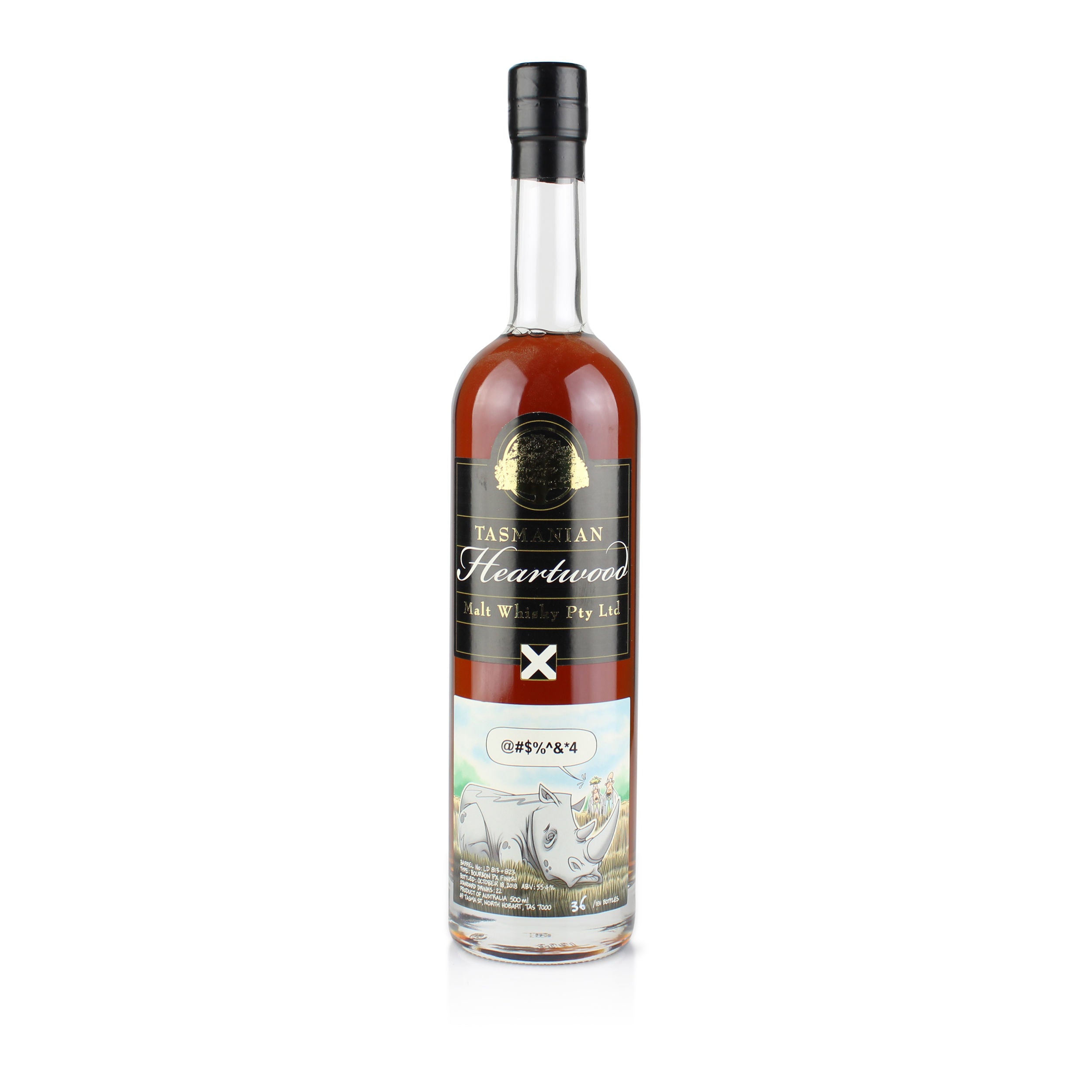 HEARTWOOD MALT WHISKY @#$%^&* SET OF 4